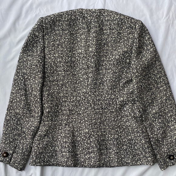 Mirella Cavorso black and white silk jacket, size 8 (?). - Picture 3 of 9